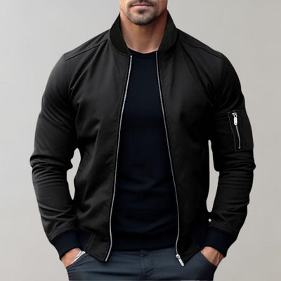 Lightweight Slim Fit Bomber Jacket