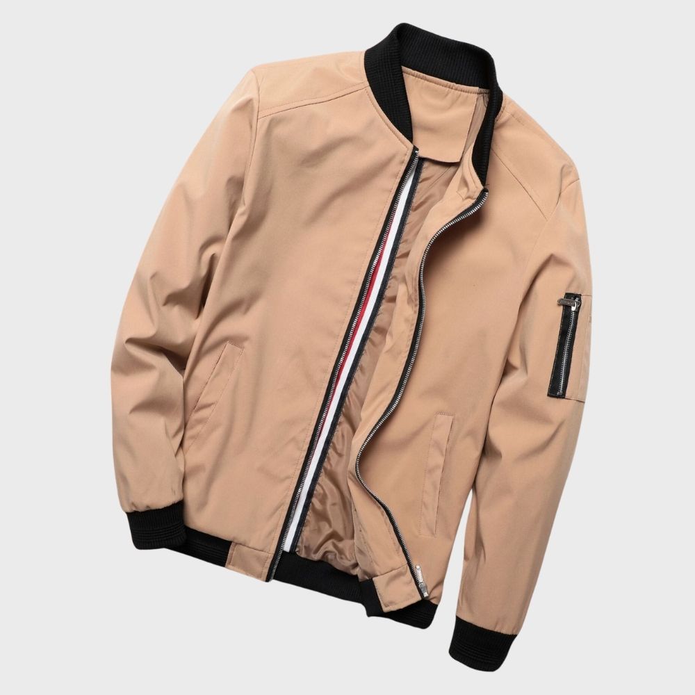 Lightweight Slim Fit Bomber Jacket