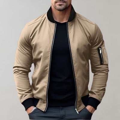 Lightweight Slim Fit Bomber Jacket
