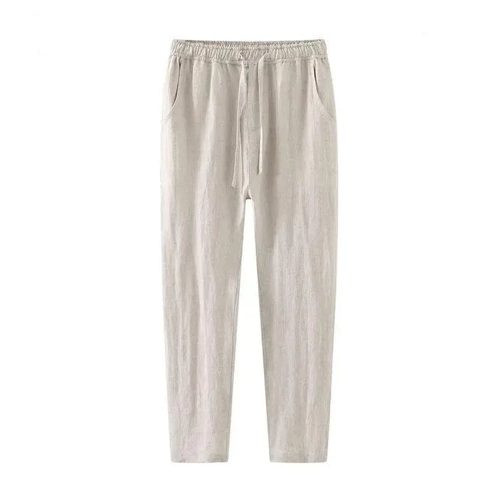 Muhammad - Linen Ankle Pants