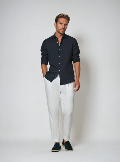 Men's Linen Shirt-3