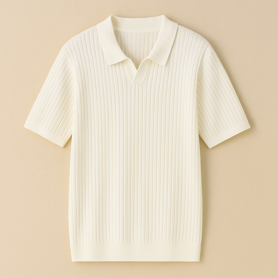 Elegant Knitted Summer Polo