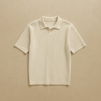 Elegant Knitted Summer Polo