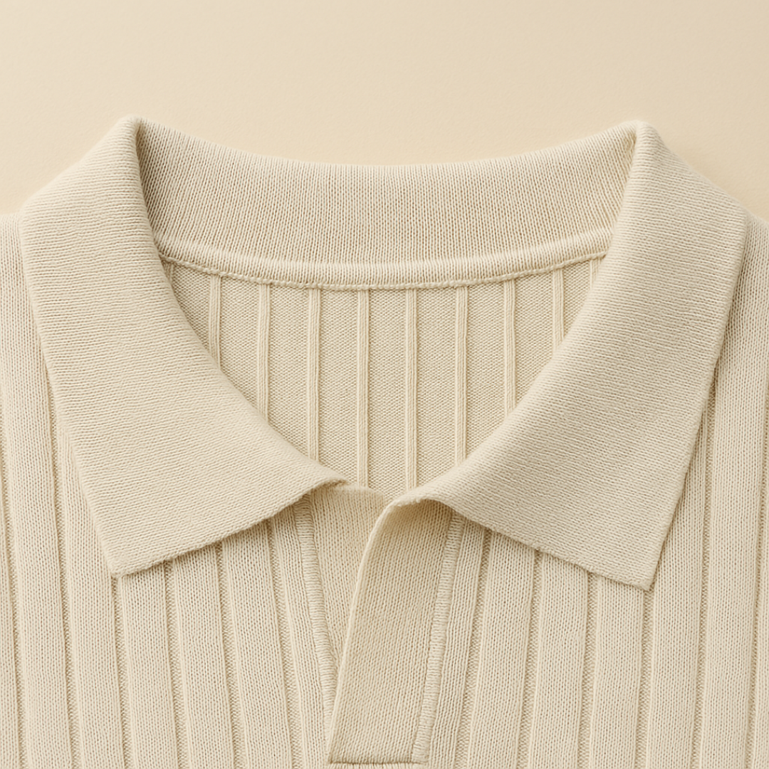 Elegant Knitted Summer Polo
