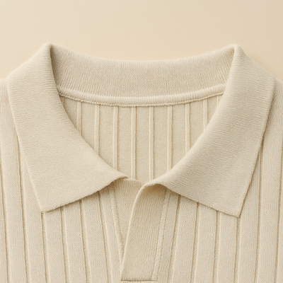 Elegant Knitted Summer Polo