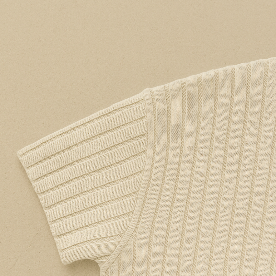 Elegant Knitted Summer Polo