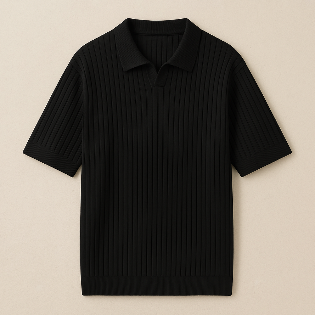 Elegant Knitted Summer Polo