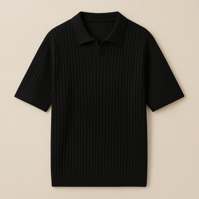 Elegant Knitted Summer Polo