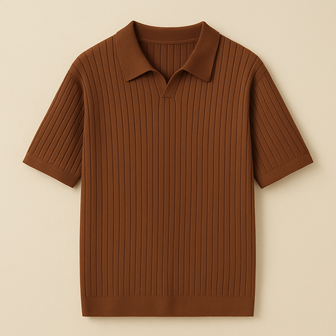 Elegant Knitted Summer Polo