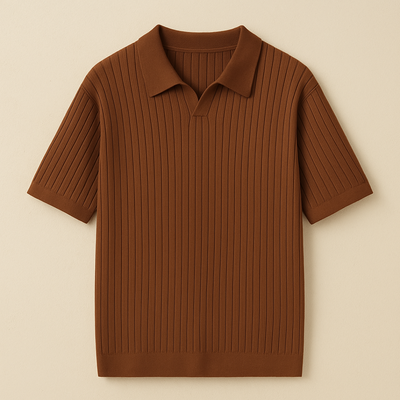 Elegant Knitted Summer Polo