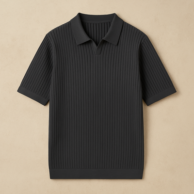 Elegant Knitted Summer Polo