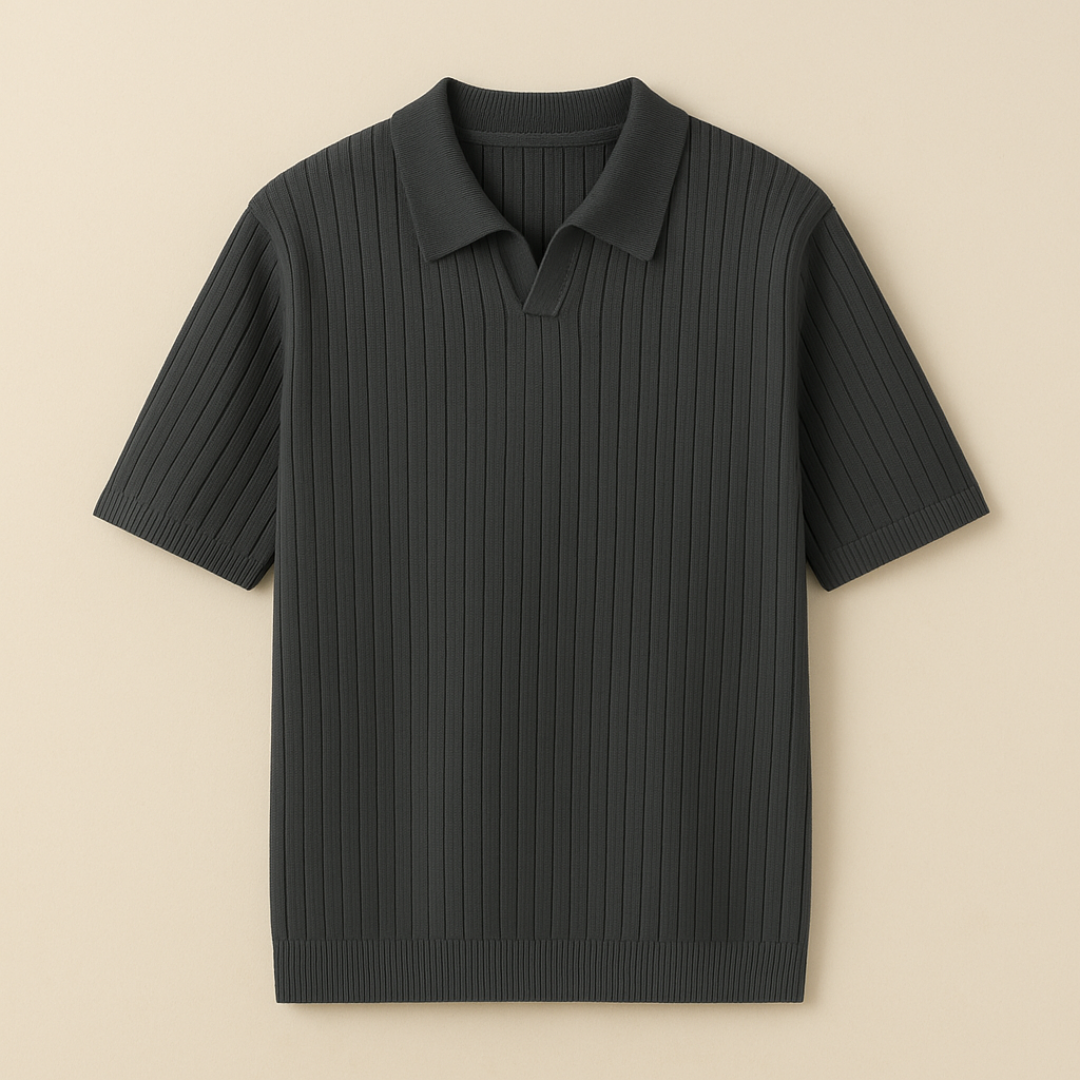 Elegant Knitted Summer Polo