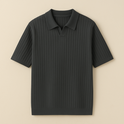 Elegant Knitted Summer Polo