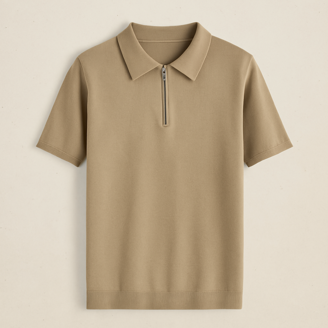 Lennox - Knitted Summer Polo Shirt