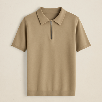 Lennox - Knitted Summer Polo Shirt
