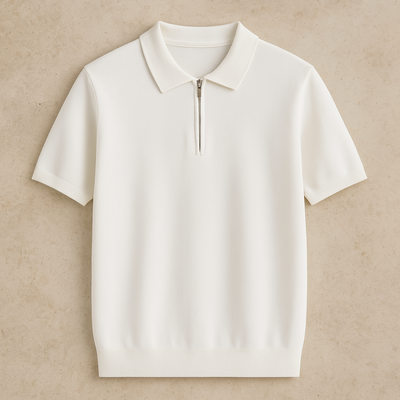 Lennox - Knitted Summer Polo Shirt