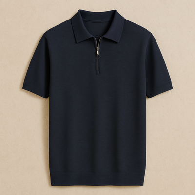 Lennox - Knitted Summer Polo Shirt