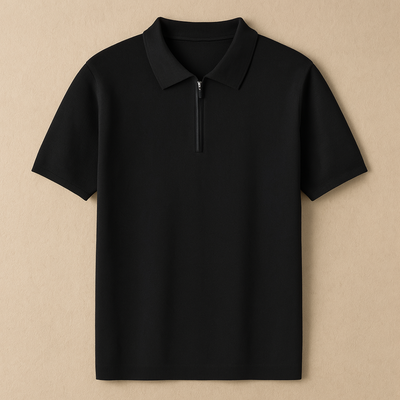 Lennox - Knitted Summer Polo Shirt