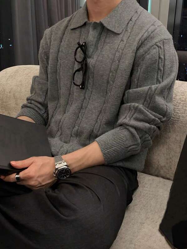 Baggy Pullover Sweater-1