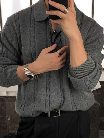 Baggy Pullover Sweater-4