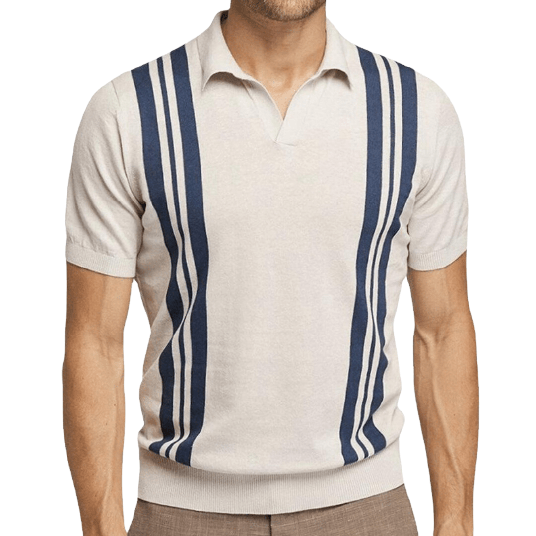 Oscar - Striped Polo Shirt