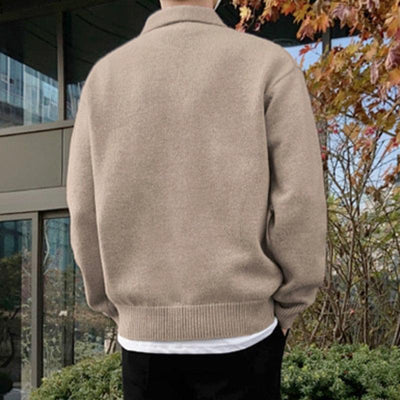 Men's Cardigan Sweater-2