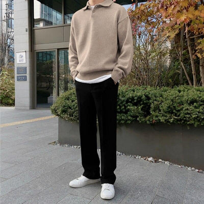 Men's Cardigan Sweater-4