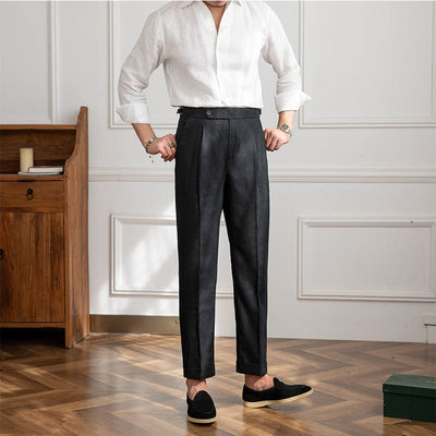 Edward - High Waisted Tailored Pants