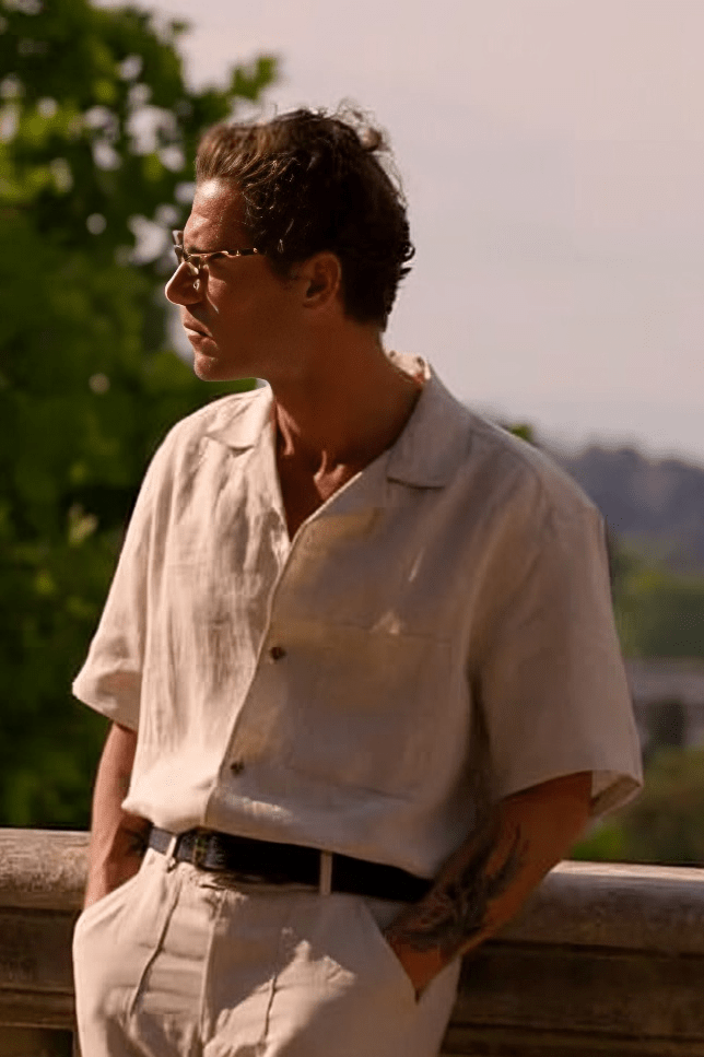 Lewis - Beige Linen Shirt