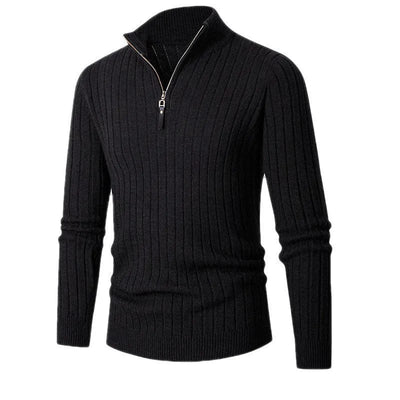 Cashmere Half-Zip Sweater-3