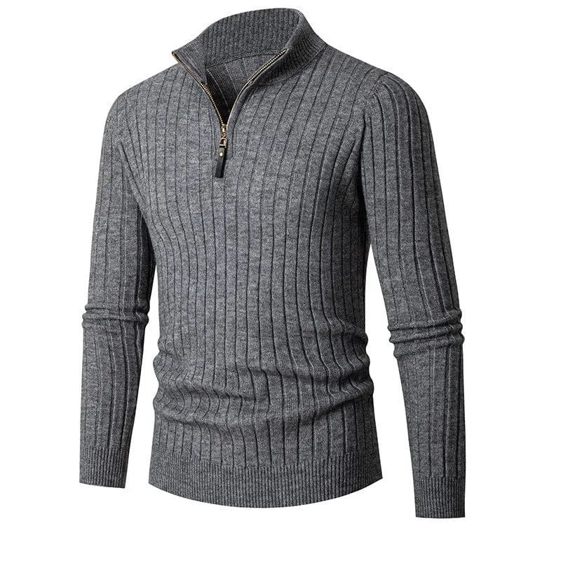 Cashmere Half-Zip Sweater-4