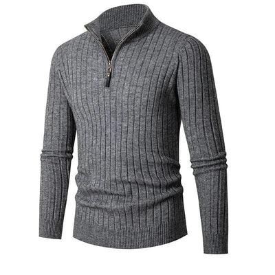 Cashmere Half-Zip Sweater-4