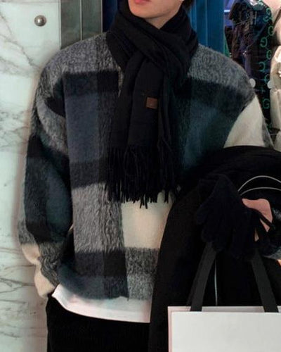 Men's Color Block Sweater-2