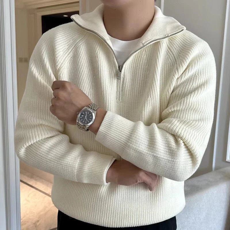 Men's Half Zip Sweater-3
