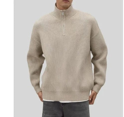 Men's Half Zip Sweater-5