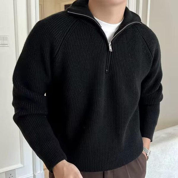 Men's Half Zip Sweater-6
