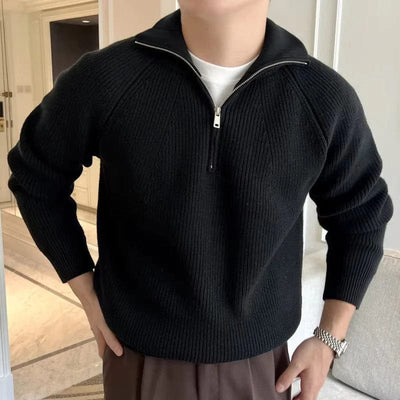 Men's Half Zip Sweater-1