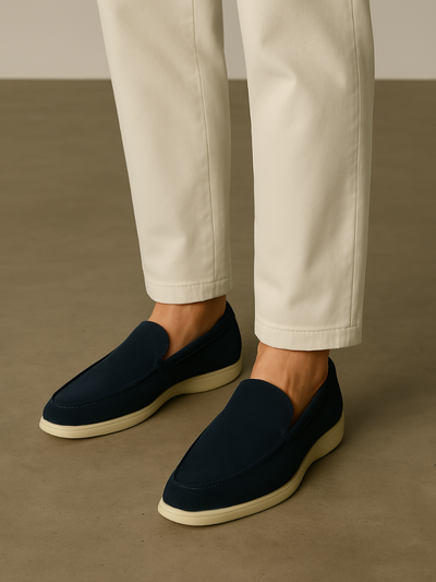 Men's Suede Loafers-5