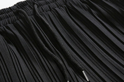 Monaco - Black Pleated Pants