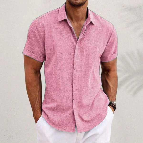 Musa - Casual Short Sleeve Linen Shirt