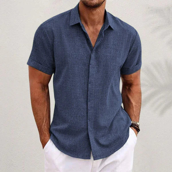 Musa - Casual Short Sleeve Linen Shirt