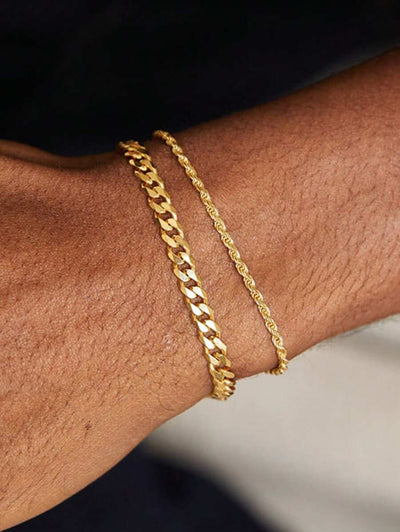 Nathan - Men’s Stainless Steel Bracelet Set