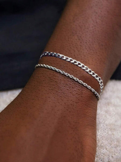 Nathan - Men’s Stainless Steel Bracelet Set