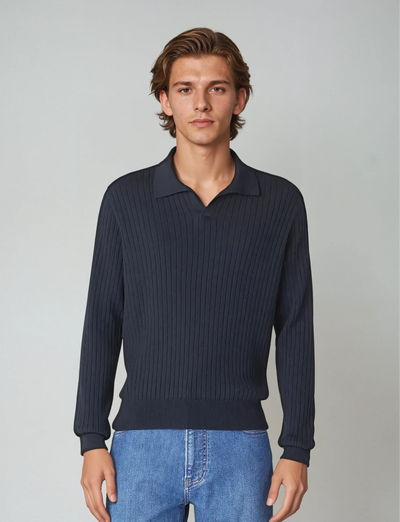 Variant image for Men's Long Sleeve Polo Shirts-1