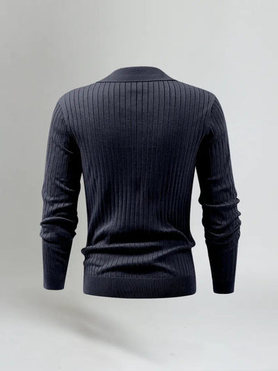 Men's Long Sleeve Polo Shirts-5