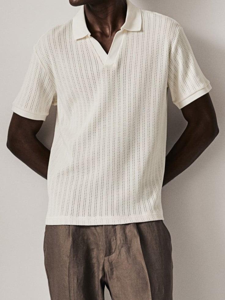 Lukas - V-neck Polo Shirt