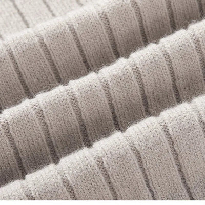 Stripe Cotton Half-Zip Sweater