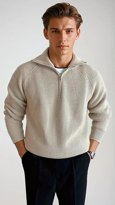 Variant image for Men's Quarter Zip Sweater-1