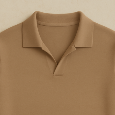 Marvin - Knitted Long Sleeve Polo