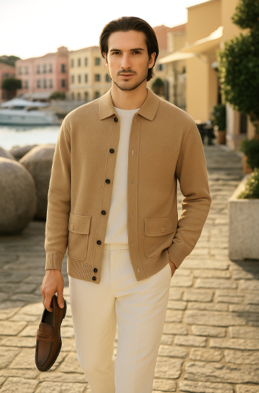 Timon - Stylish Cashmere Cardigan